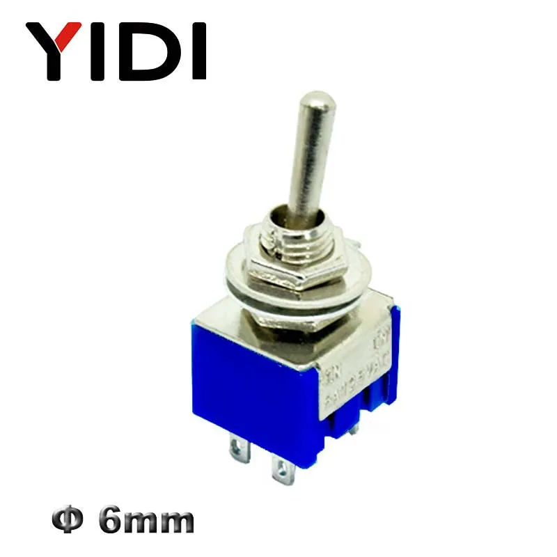 6A 125VAC мини 6 мм МТС 102 103 202 203 302 303 402 403 рычажный Переключатель ВКЛ/ВЫКЛ SPDT DPDT on off на 3PDT с водонепроницаемой крышкой