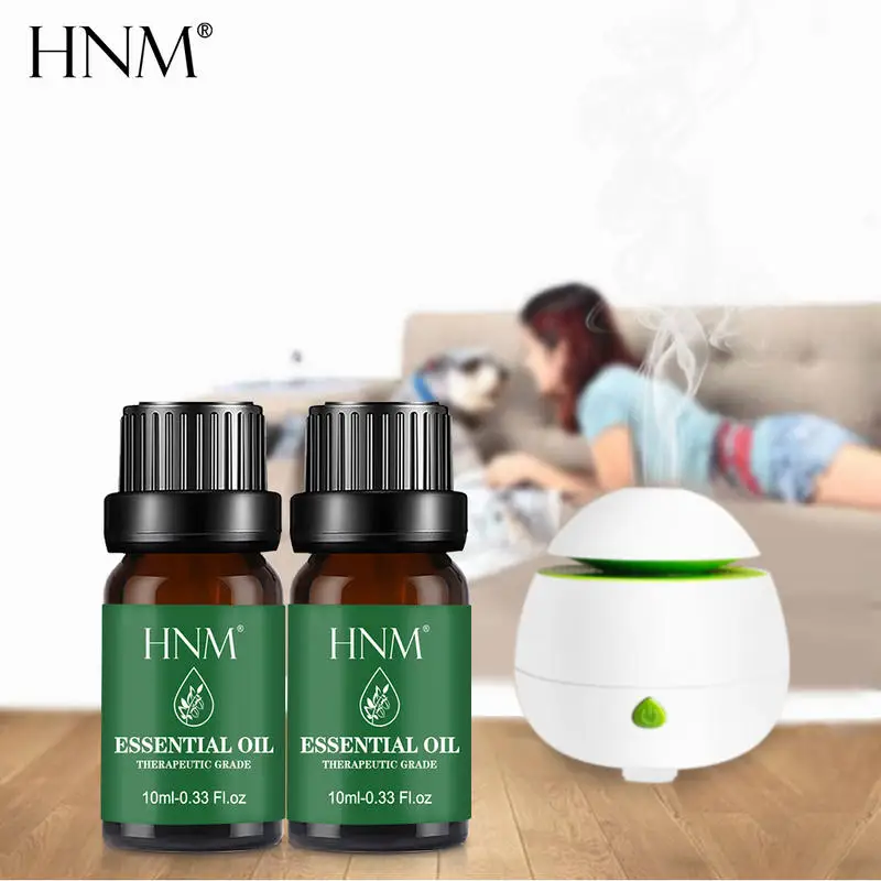 HNM 10 мл Чистое Эфирное Масло Лаванда Роза сандаловое дерево иланг Жасмин шалфей