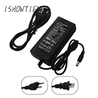 Блок питания 12 В, 5 А, 60 Вт, адаптер переменного тока в постоянный ток для гибкой светодиодной ленты 5050 3528, 3 типа вилок с разными правилами