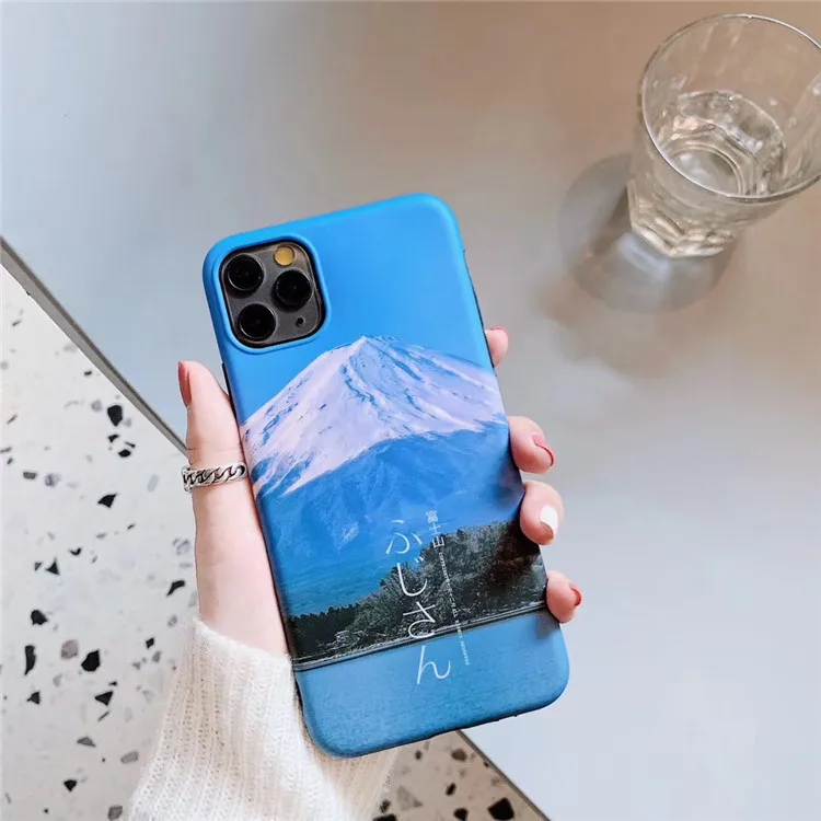 Ретро Художественный японский пейзаж горный чехол для телефона iPhone 11 Pro Max XR X Xs Xsmax