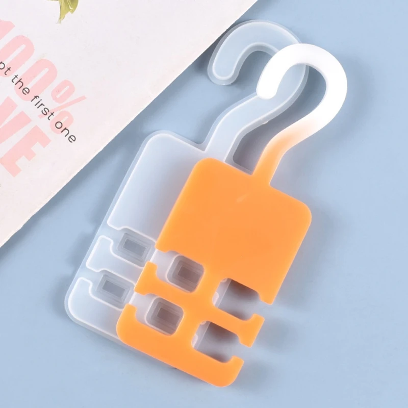 

Multifunction Hook Hanger Silicone Mould Crystal Epoxy Resin Mold DIY Craft Tool
