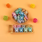 50100200 шт., силиконовые игрушки для прорезывания зубов