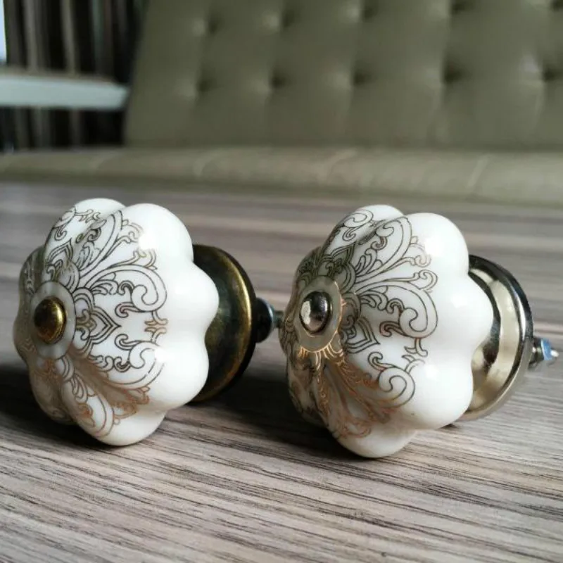 Тыквенная керамическая Европейская ручка с одним отверстием кухонный шкафчик