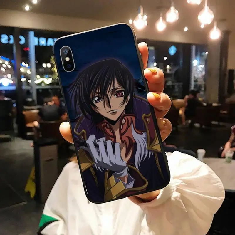 

Code Geass Lelouch japanese anime high quality Phone Case shell for iPhone 11 12 pro XS MAX 8 7 6 6S Plus X 5S SE 2020 XR