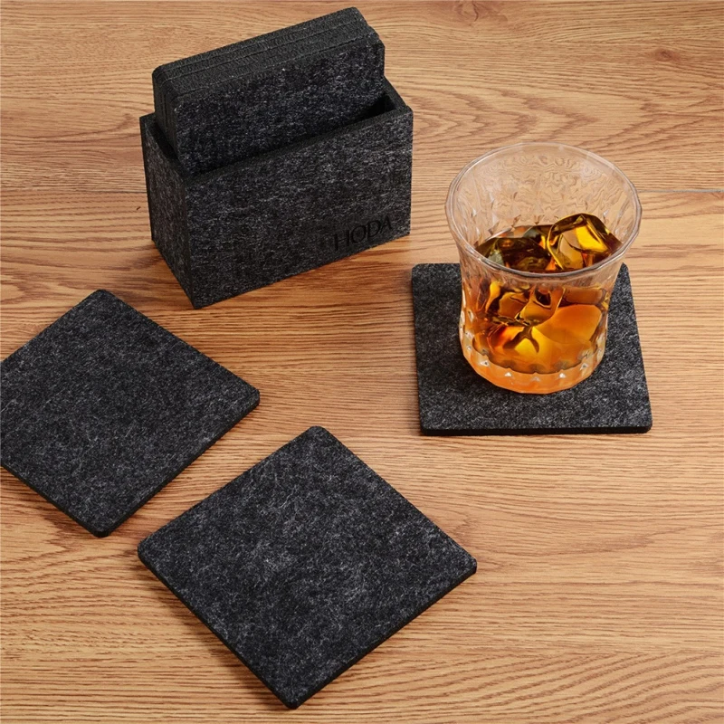 8 шт. натурального войлока утолщенной каботажное судно Портативный бытовой ретро