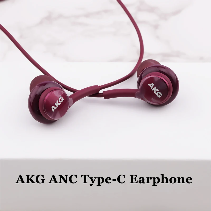 Samsung M21 Earphones ANC AKG Headset In-ear Type c with Mic Wired for Galaxy S20 Note10 A51 A52 A72 huawei xiaomi 20 pcs lot |