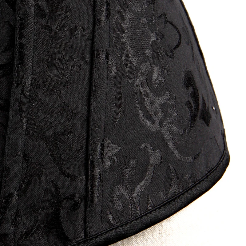 

Women Corset Sexy Slim Burlesque Satin Body Shaper Strapless Overbust Plus Size Corset and Bustier