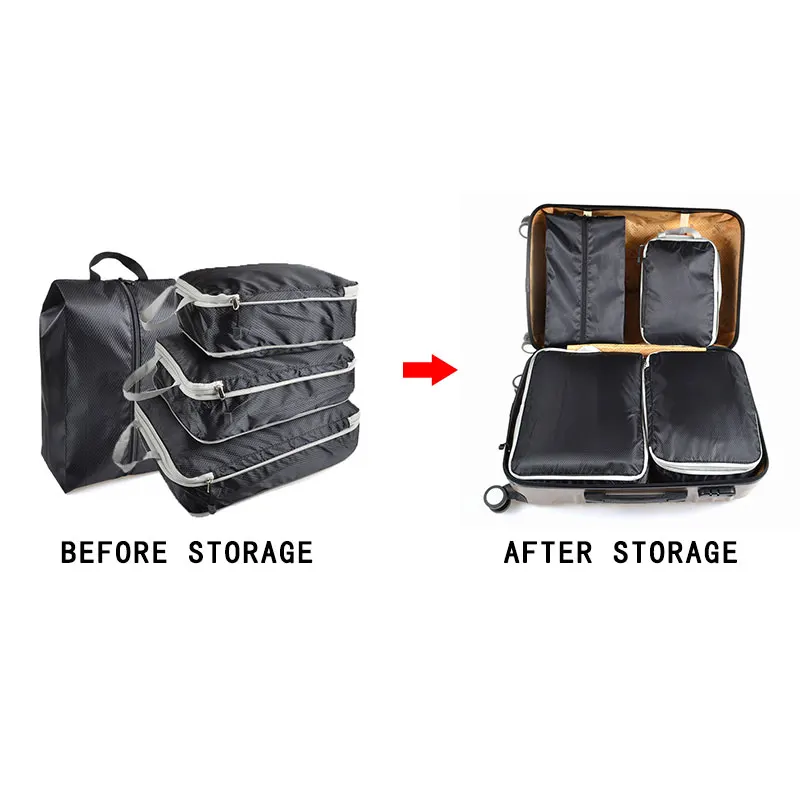 Женская и мужская нейлоновая дорожная сумка Органайзер для ручной клади Большая