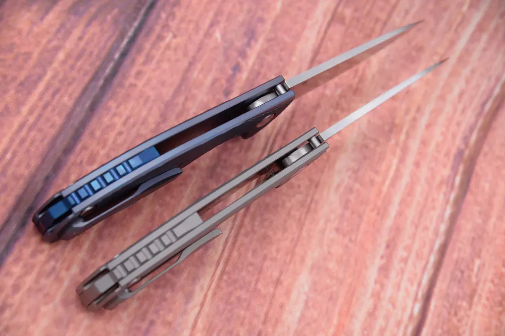 Новый складной кухонный нож с лезвием из титана и шарикоподшипником F95 | Ножи