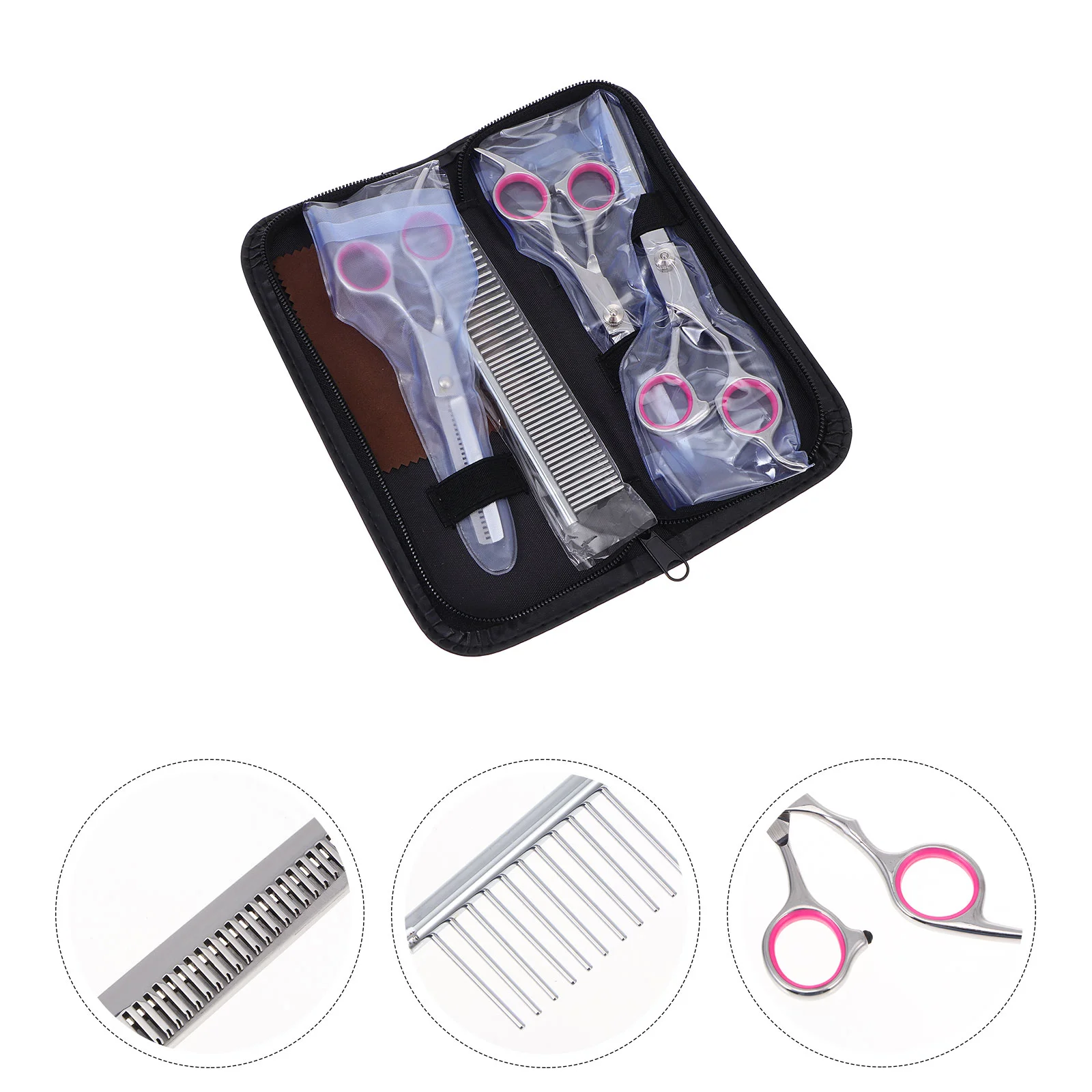 

1 Set of Hairdressing Scissors Practical Comb Hairstyling Tool Hair Salon Supply