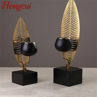 hongcui candle table light contemporary retro decoration desk lamp for home dinning room