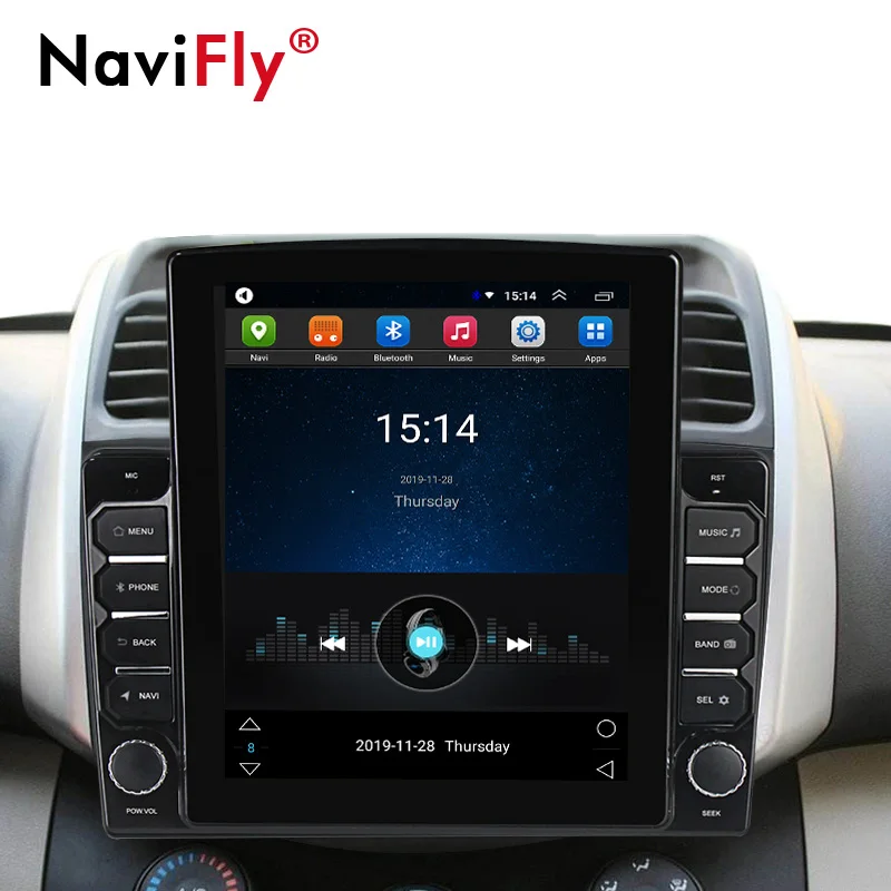 Navifly 9 7 &quotTesla style для Lifan X60 2012 2013 2014 2016 Android видео автомобильный радиоприемник - Фото №1