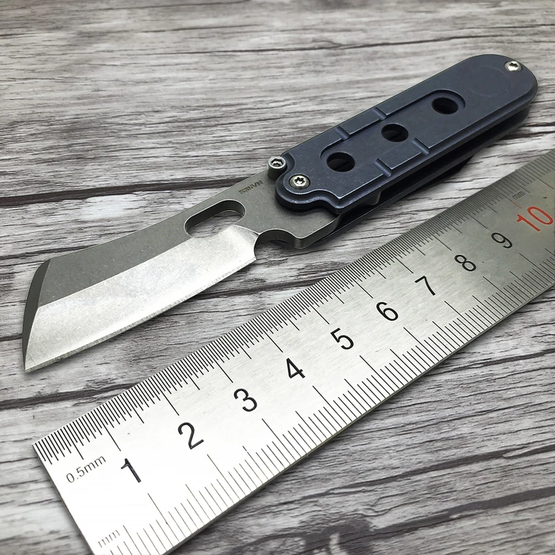 BMT Bean складные ножи Мини Мясник S35VN лезвие титановая ручка выживания SR карманная