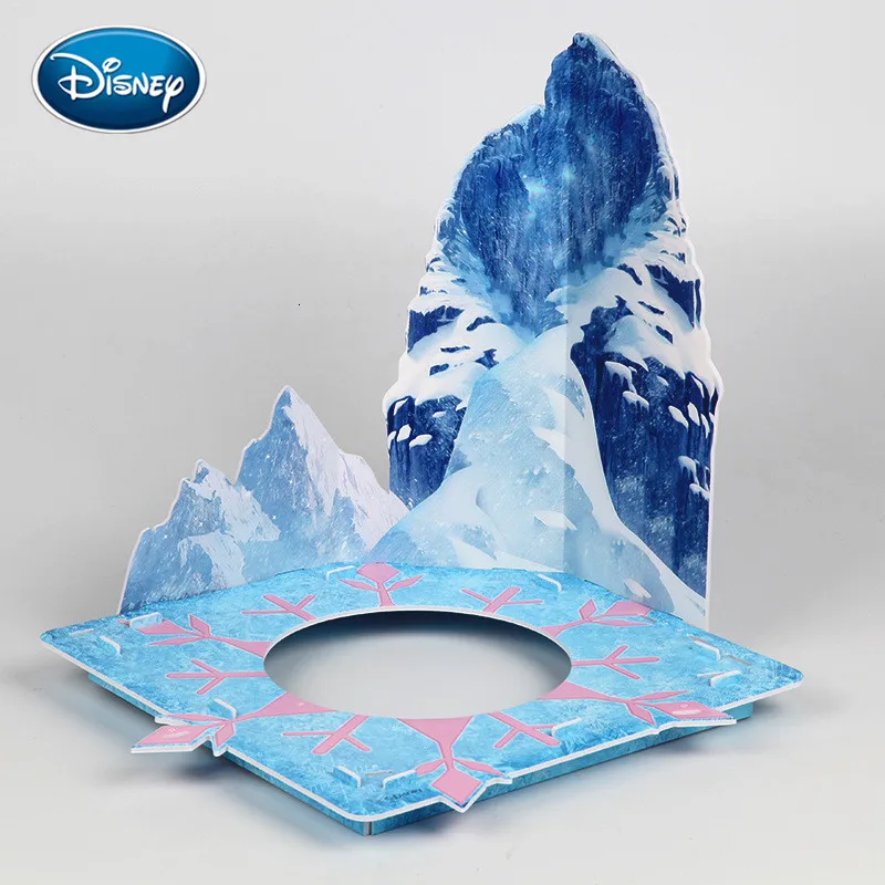 Disney холодное сердце 3D пазл для раннего обучения ледяной Снежный дворец Замок