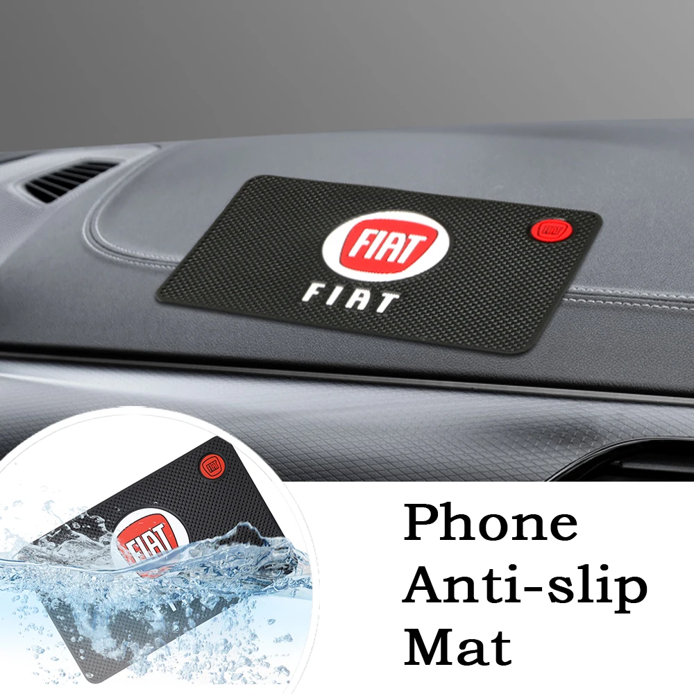 

Hot Car Fixed Cell Phone Non-Slip Mat Dashboard Anti-slip Phone Pad For Fiat Tipo Doblo Punto Abarth 500 500L 500X Panda Linea