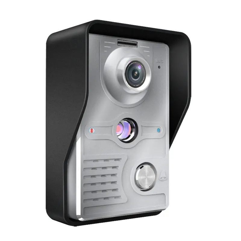 7 inch tft lcd video door phone visual video intercom speakerphone intercom system 2 monitor 1 waterproof outdoor ir camera free global shipping