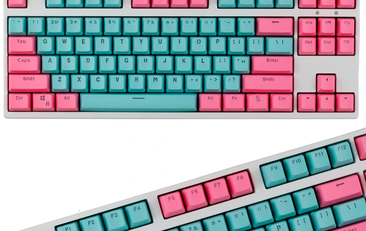 1 комплект ANSI 104 87 Механическая клавиатура PBT с подсветкой ключ колпачок для MX переключатели полупрозрачный ключ крышка s Для EVA Sunshine Dolch queen