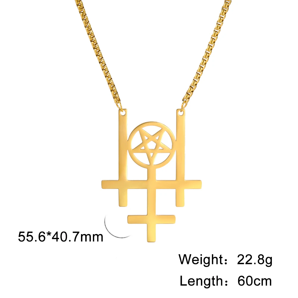 My Shape Ожерелье с подвеской в виде тройной искусственности для мужчин