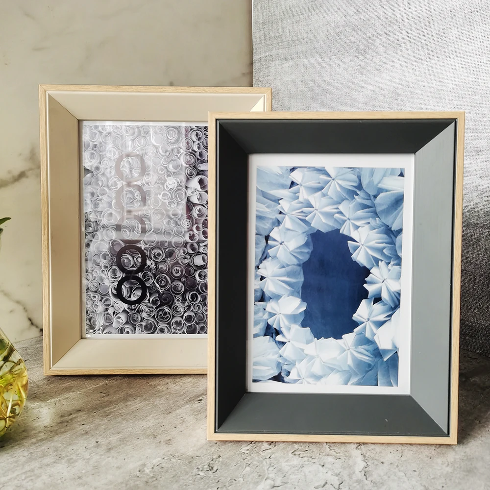 

New Nordic Simple Wood Photo Frame For Picture With Plexiglass Picture Frames For Pictures Wall Hanging Photo Decor