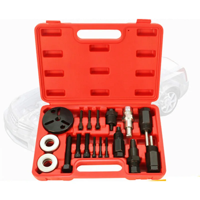 

NEW 18pc Automotive Air Conditioning Compressor Clutch Removal Tool Car ac Pump Repair Repair Manual Set Tool.