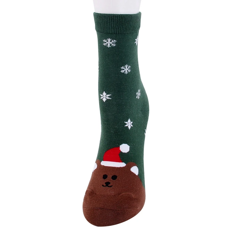 

Kids Socks Children Terry Snowflake Elk Santa Claus Christmas Bear Gift Christmas Cotton Winter Baby Girls Boys Socks