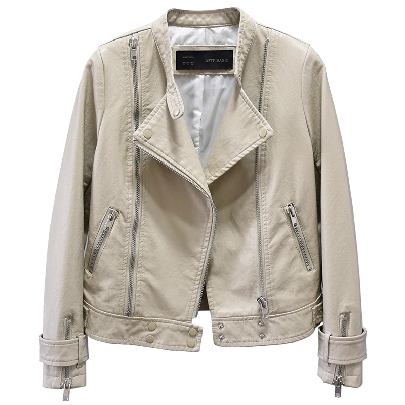 Top selling product in 2020 Women leather jacket Women spring short coat PU leather jackets autumn Youth clothing Outwear 1666