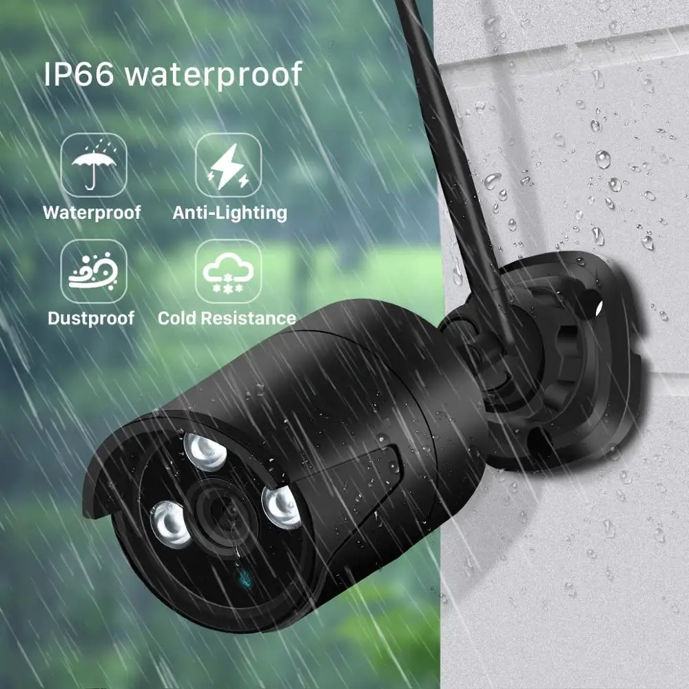 2MP Беспроводная ip-камера 1080P HD ночного видения уличная Wifi камера IP Onvif TF карта
