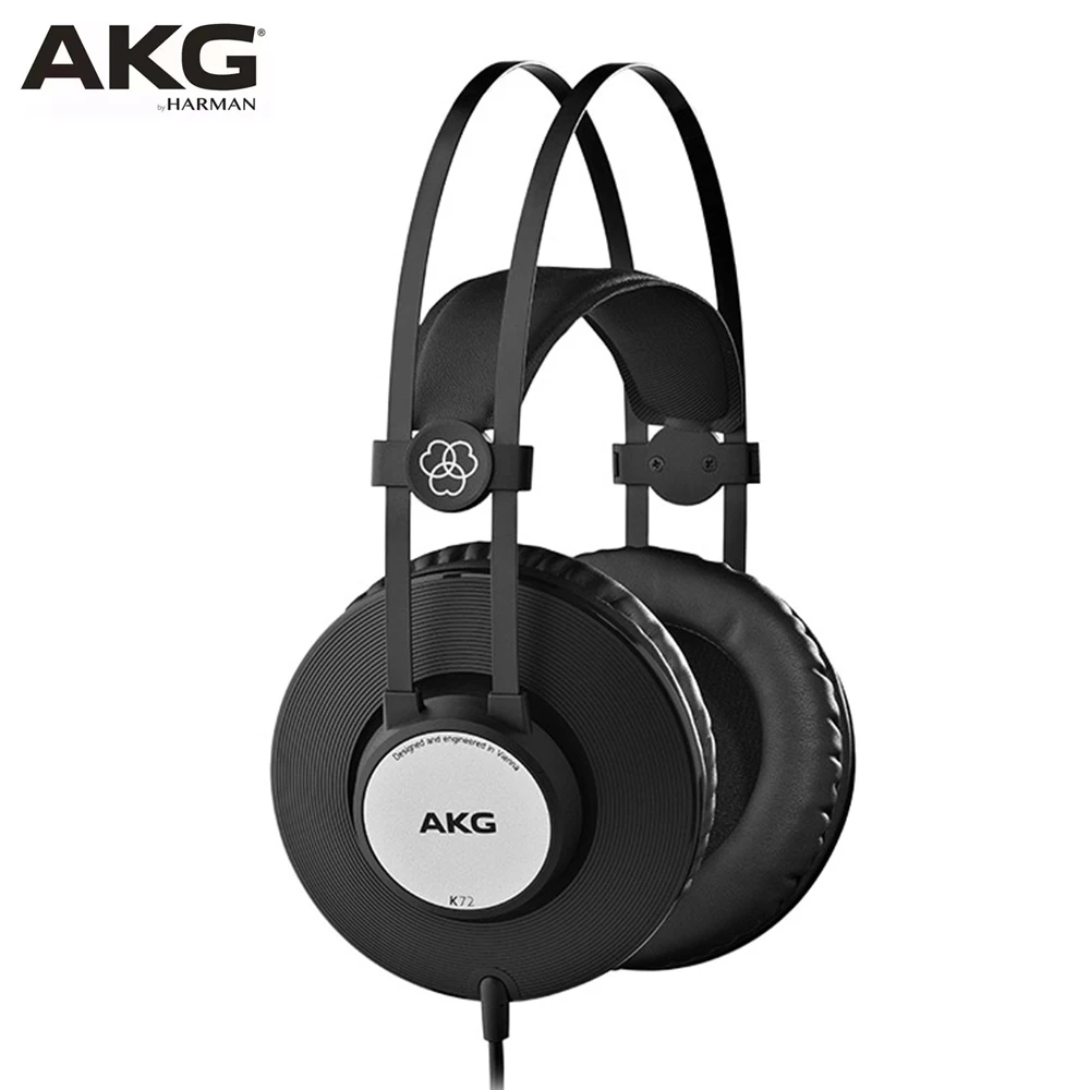 

Проводные наушники AKG K72, профессиональные Hi-Fi наушники с монитором, для записи музыки, компьютера, электрогитары