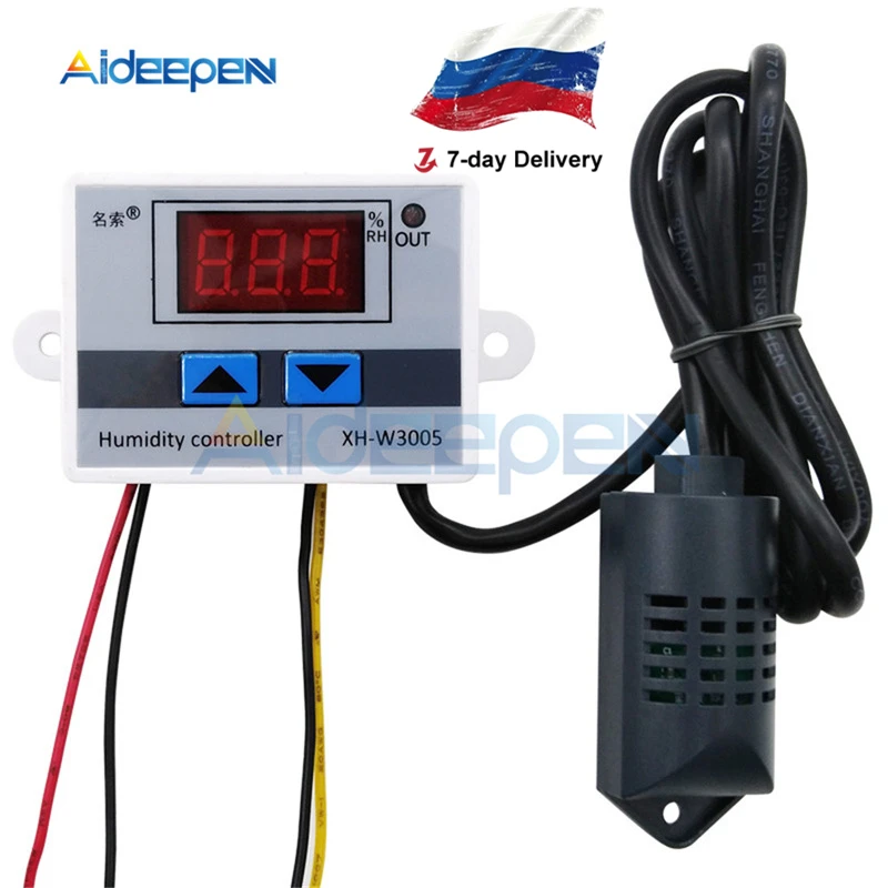 Цифровой гигрометр для измерения влажности 0-220 В 10 А | Инструменты