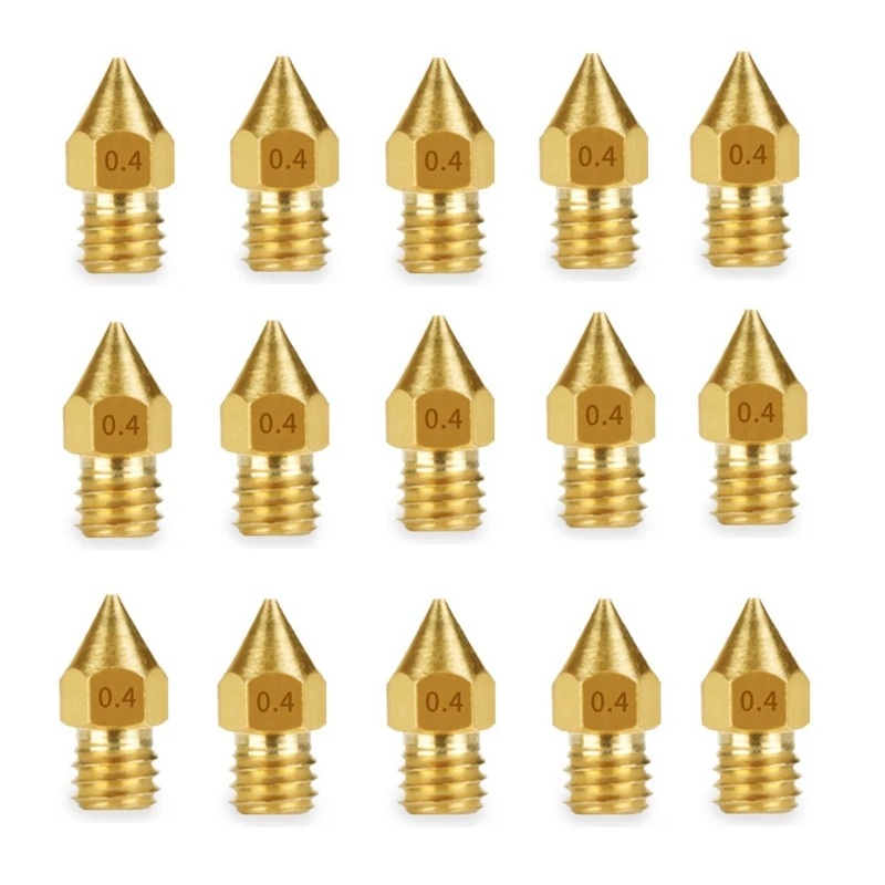 

Новинка 2021, износостойкая латунная насадка для 3D принтера, насадки Mk8, высокотемпературные заостренные