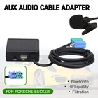 Bluetooth Aux приемник кабель с USB, микрофон Hands-free Aux адаптер для Porsche Becker Мексика Traffic Pro DTM