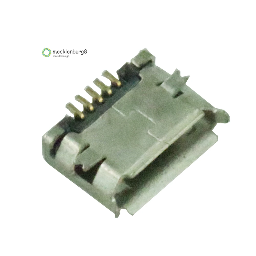 10 шт. Micro usb Тип B разъем 5Pin SMT Jack Порт Разъем PCB|Запасные части| |