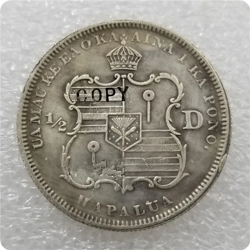 США 1883 Гавайи половина доллара монеты КОПИЯ памятные копия монет медаль