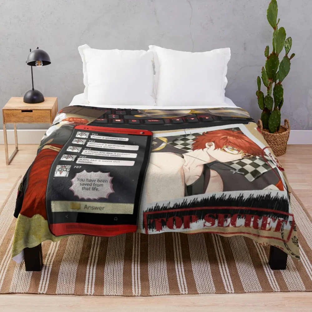 

MysMe 707 Blanket Personalized Blankets On For The Sofa/Bed/Car Portable 3D Blanket For Kid adult Home Textiles
