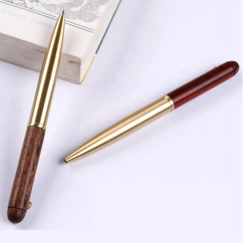 Канцелярские товары школа офис роскошная деревянная Черная шариковая ручка 0 7 мм