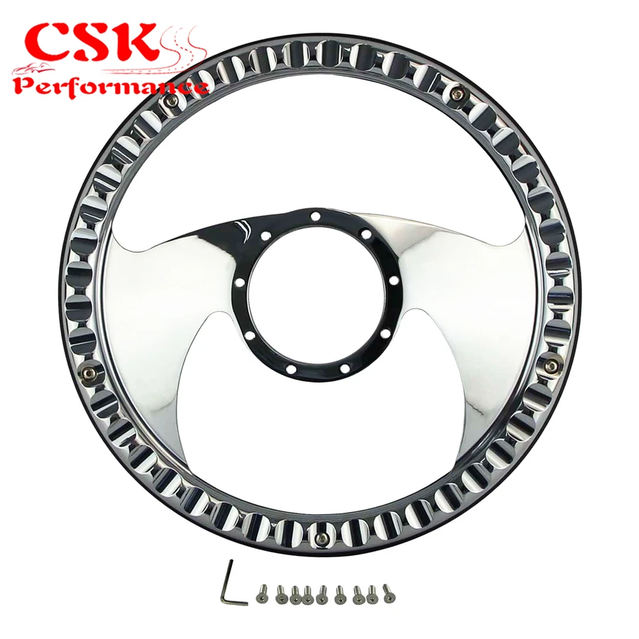 9 болтовое алюминиевое полуобмоточное рулевое колесо 14 дюймов + кнопка гудок и