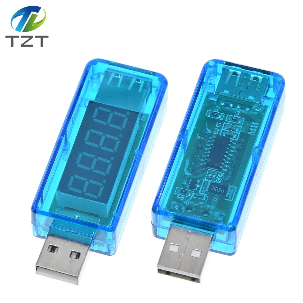 Цифровой USB-тестер TZT измеритель напряжения и для мобильных устройств с зарядкой