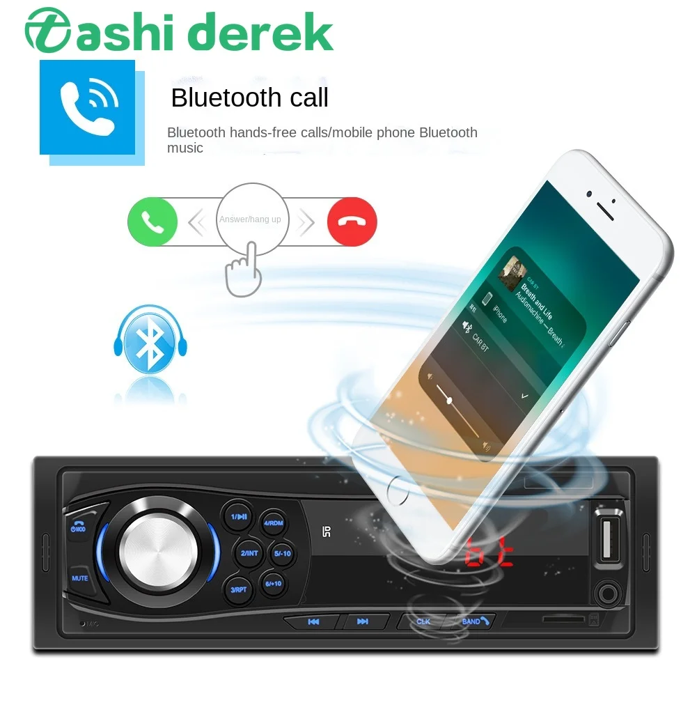 

SWM-1028 new product 12V universal car bluetooth mp3 player supports TF card, U disk, FM car radio, mobile phone charging