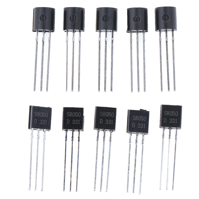 

100 шт., S8050 TO-92, новинка, In-Line 0.5A/40V PNP, сквозное отверстие