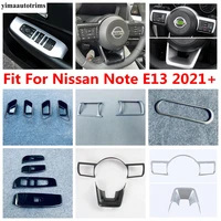 armrest window lift button steering wheel gear handle bowl air ac vent cover kit trim accessories for nissan note e13 2021 2022