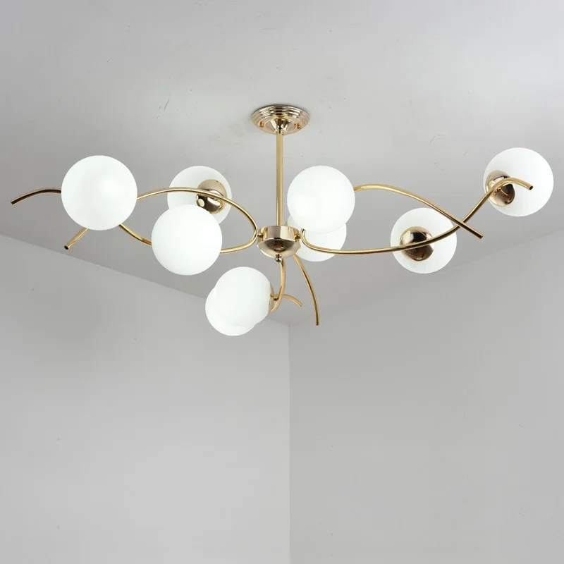 Золотые люстры светильник ительные приборы лампа для гостиной современная кухня