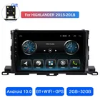 Android 10 автомобильный стерео Мультимедийный Плеер Autoestereos Wifi BT для Toyota Highlander 2015 2016 2017 Автомобильный GPS