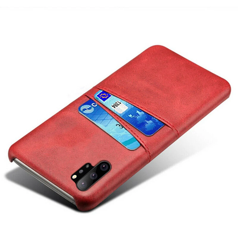 Роскошный чехол из искусственной кожи держатель для карт Слот для iPhone 11 Pro Max X XR XS Max тонкий гибридный жесткий чехол для samsung Note 10 A50