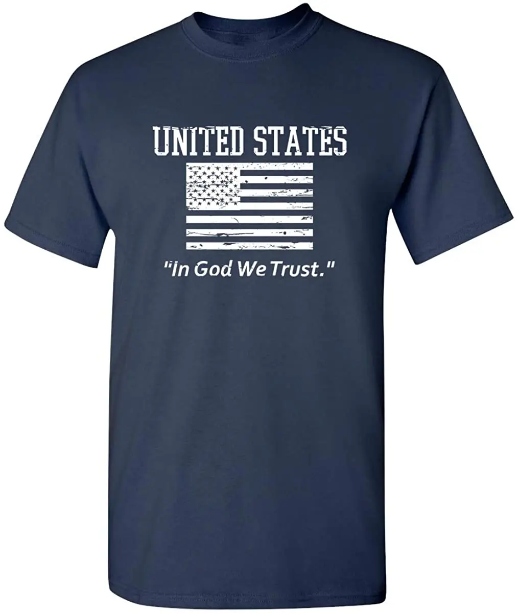 

United States in God We Trust Mens Graphic Novelty Sarcastic Funny T Shirt