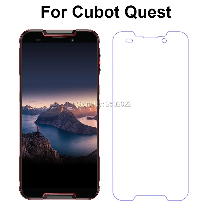 

5pcs for cubot quest tempered glass 9h 2.5d premium ultra-thin phone front lcd film for cubot quest 5.5 inch screen protector