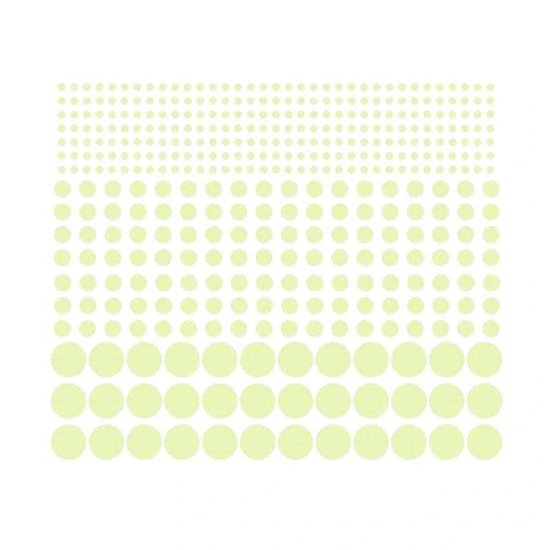 407 шт. светящиеся флуоресцентные настенные наклейки сделай сам | Дом и сад