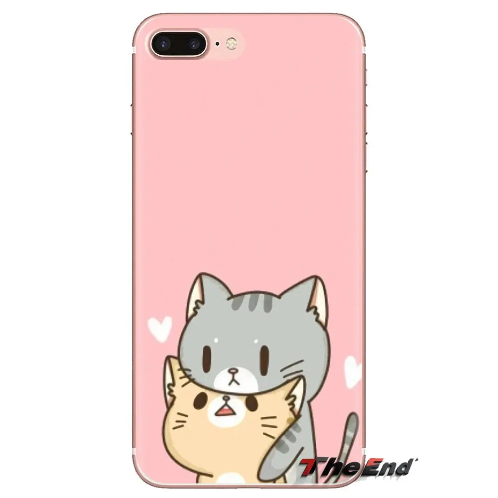 Kawaii Molang мультфильм аниме собака Кот ТПУ чехол для Huawei Honor 7X V10 6C V9 6A Play 9 Mate 10 Pro Y7 Y5 P8