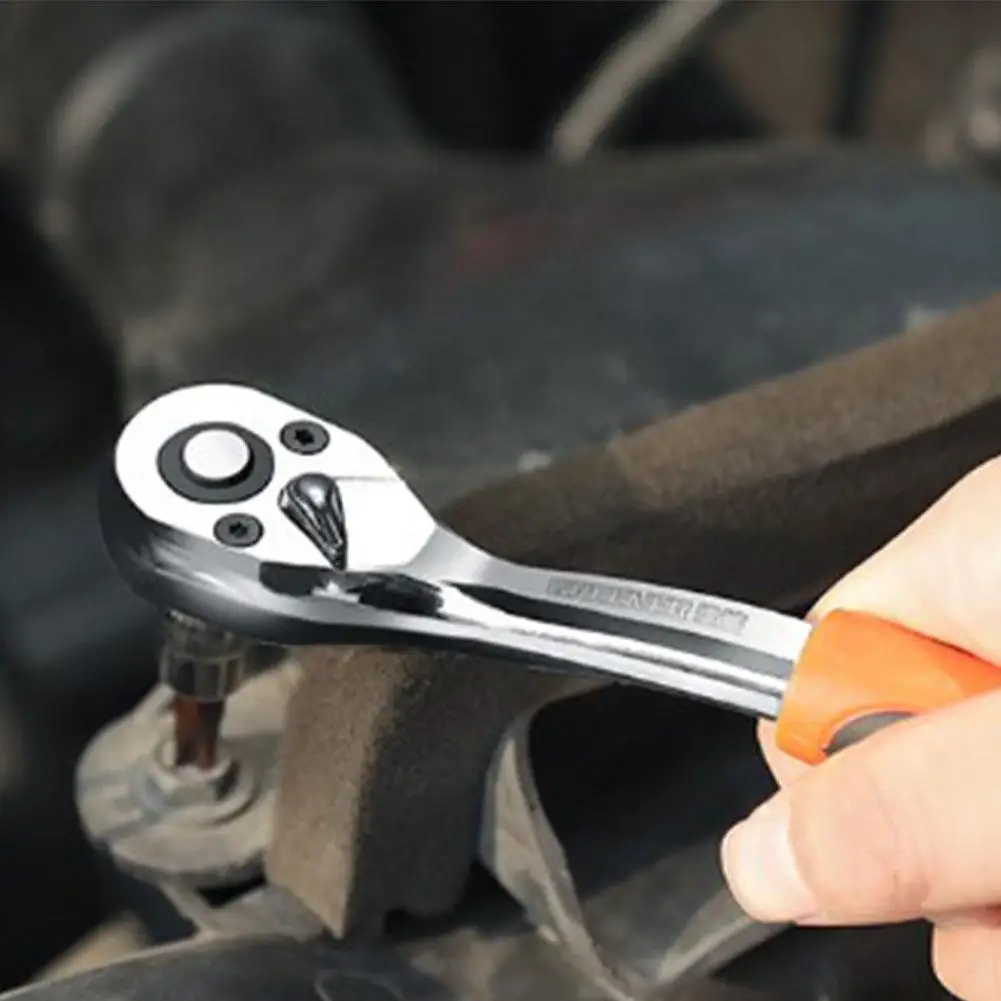 

1/4-Inch Socket Wrench Set Ratchet Wrench Spanner for Bicycle Motorcycle Car Repairing Tool Set