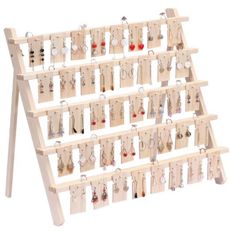 

Fashion Wooden Jewelry Display Necklace Pendant Jewelry Display Tray Pendant Earrings Pendant Display