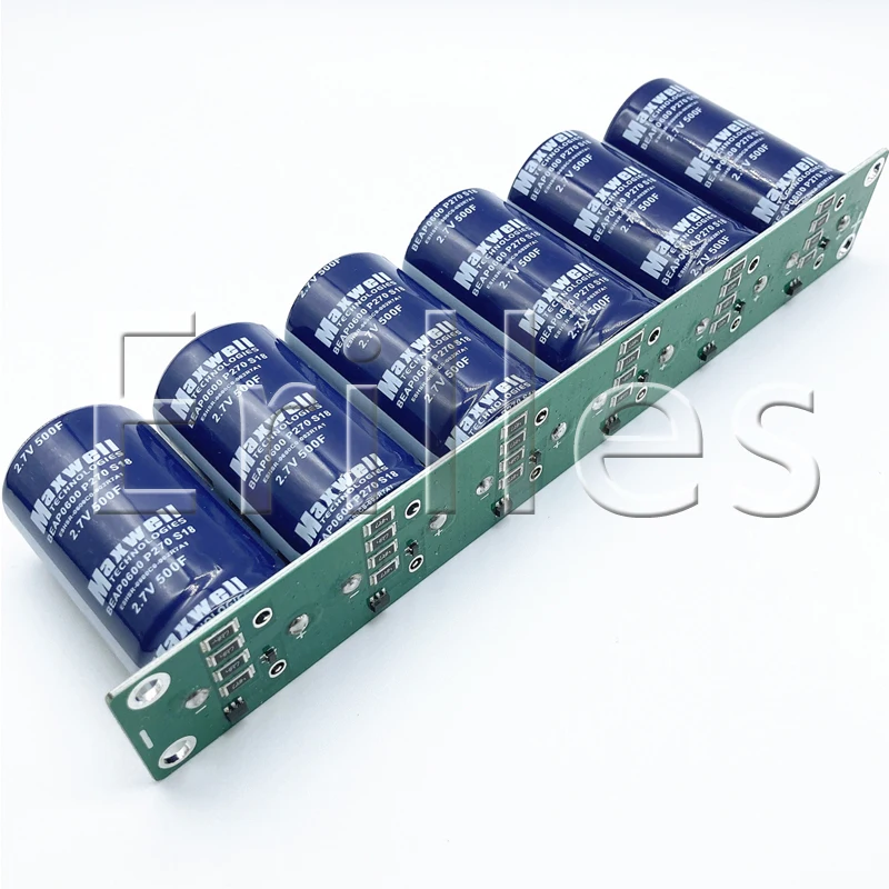 

Farad capacitor 2.7v500f 6pcs / 1set super capacitor 16v83f automobile capacitor with protective plate